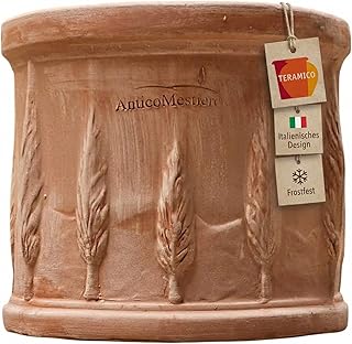 Teramico Blumentopf Terrakotta Pflanzgefäß Liscio Toscana limoni Toscana -Italienische Handarbe…