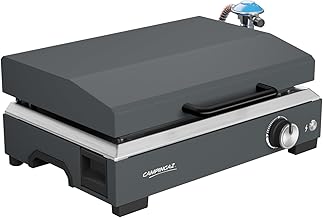 Campingaz Sigma 1 CV Gas-Plancha-Grillplatte mit Deckel | 2,8 kW Kochplatte | Tragbarer Tischgril…