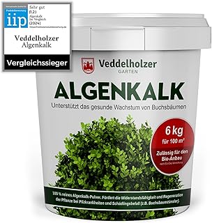 DER SIEGER 09/2020 Veddelholzer 6kg Bio Algenkalk 100% reines Pulver aus Meeresalgen stärkt Wide…