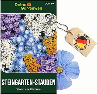 Steingarten-Stauden Winterharte Mischung Samen – Steingartensamen – Blumensamen – Saatgut für 10…