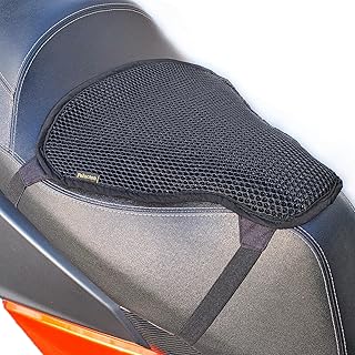 Motorrad Roller kühlende Sitzbezug für Sonnenschutz, Btmungsaktives Mesh Motorroller Sitzkissen…