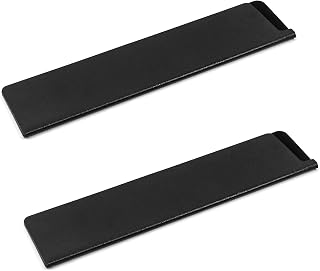 QWORK® 2 Stück Knives Messerschutz, Klingenschütze mit Samt Innenfutter, 22cm x 5cm