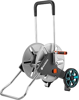 Gardena CleverRoll M Metall: Schlauchwagen mit bis zu 60 m Kapazität, besonders standfest, stabi…