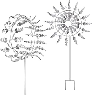 Magische Windmühle Windrad, Wind Spinner im Freien, 3D Magie und einzigartige Garten, 360° Dual…