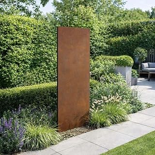 ESTEXO Sichtschutzelement Sichtschutz Edelrost 150 cm Sichtschutzwand Gartendekoration Zaun Rost …