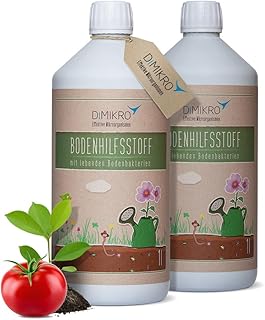 DIMIKRO EM aktiv Bodenhilfsstoff für Garten & Landwirtschaft – 2 Liter | Wirkt als Bodenaktivato…