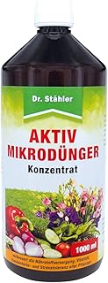 Dr. Stähler Aktiv Mikrodünger Konzentrat Universal Dünger Gartendünger 1000 ml für Rasen, Ge…