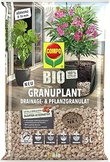 COMPO BIO GRANUPLANT Drainage- und Pflanzgranulat – 100% natürlicher Bimsstein – nachhaltige…