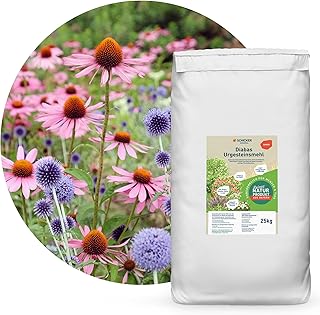 Schicker Mineral Diabas Urgesteinsmehl sandig 25 kg, Lava Gesteinsmehl 0-2 mm versorgt Garten und…