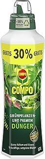 COMPO Grünpflanzendünger und Palmendünger für alle Zimmer-, Balkon- und Terrassenpflanzen, Sp…