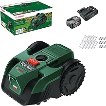 Bosch Akku-Mähroboter VISIMOW18V-100 (für Rasenflächen bis 100 m², Schnittbreite: 16 cm, Schn…