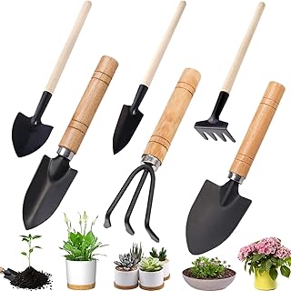 Gartenwerkzeug Klein 6 Stück, Mini Gartenwerkzeug Set Pflanze Gartengeräte Klein Gartenschaufel…