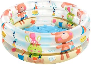 INTEX „Little Sea Pals“ Baby-Pool Aufblasbares Planschbecken für Kinder von 1-3 Jahren 61×22 cm …