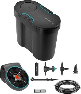Gardena Solar-Bewässerung AquaBloom Set inkl. Wasserreservoir: Solarbetriebenes Bewässerungsset…