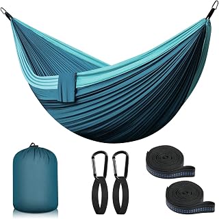 Hängematte Outdoor 2 Personen 300×200 cm Camping Hängematte Ultraleicht Reise Hängematte 300 K…