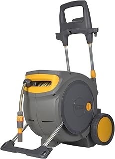 Hozelock Pro Wagen | Auto Reel Mobile | Inkl.: 35 m Gartenschlauch, 3‑in‑1 Düse, Anschluss…