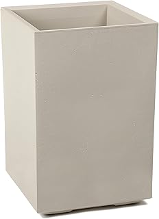 Tymar Pflanzkübel hoch auf Rollen 40x40x60 pflanzgefäße Outdoor, hohe blumenkübel,pflanzentop…
