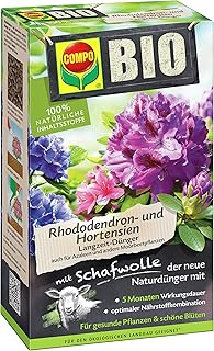 COMPO BIO Rhododendron- und Hortensiendünger, Pflanzen-Dünger für alle Rhododendren und andere…