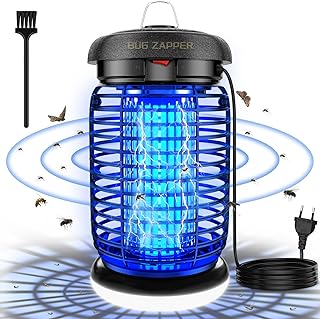 seenlast Insektenvernichter Elektrisch, Mückenlampe 15W 4200V Mückenfalle Mückenschutz Mit LED…