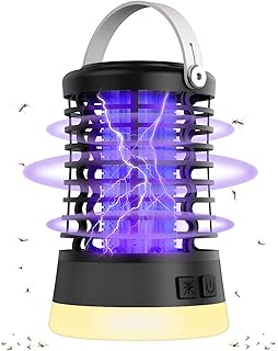Insektenvernichter Elektrisch Mückenschutz Fliegenfalle, Wasserdicht IPX6, Mückenlampe mit USB-…