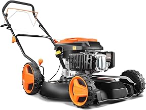 FUXTEC Benzin Rasenmäher FX-RM51SA96 Profi Mulchmäher mit 51 cm und Selbstantrieb leistungsstar…