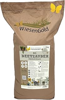Bio Beetzauber (10 kg) – Premium Mulch aus Heu | Rindenmulch-Alternative | quillt auf zu ca. 10…