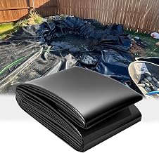 Hochwertige, wasserdichte Teichfolie 9x15m – Flexible Mulchschicht für Gartenteiche, Pools und B…