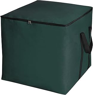 280L Extra großer Aufbewahrungsbeutel Aufbewahrungstasche Gartenauflagen | 66×66×66 cm Grün P…