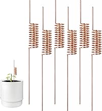 6 Stück Elektrokultur Pflanzenstäbe Aus Reinem Langem Kupfer Für Garten, Gemüsebeete Und Nach…