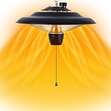 DONYER POWER Outdoor Heizungen für Garten Terrasse Heizungen Halogenheizung 800W & 2000W Elektri…