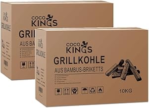 Grillkokoskolle, Brenndauer Bis Zu 6 Stunden, Nachhaltiges Grillen, Weniger Rauch, Leichter Rauch…
