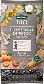 Dehner Bio-Dünger, hochwertiger Dünger für Gemüse / Obst / Zierpflanzen, organischer NPK-Humu…