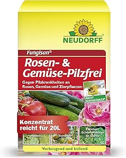 Neudorff Fungisan Rosen- und Gemüse-Pilzfrei – Konzentrat bekämpft Pilzkrankheiten wie Rosenr…