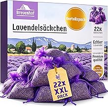 22x Lavendel Duftsäckchen – Mottenschutz für Kleiderschrank bei Kleidermotten* – Echter Lavende…