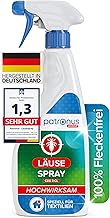 Läuse Abwehrspray für Textilien & Umgebung mit Sofortschutz [500 ml] | effektives Läuse-Spray …